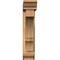 Ekena Millwork Balboa Traditional Smooth Bracket w/ Offset Brace, Western Red Cedar, 5 1/2"W x 22"D x 26"H BKT0604X22X26BOA01SWR - alternate 4